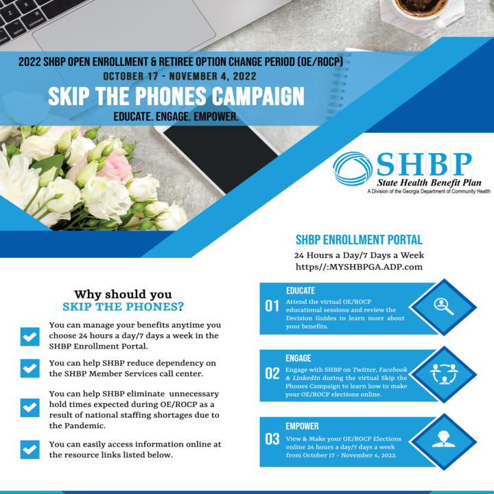 Skip the Phones Campaign Flyer