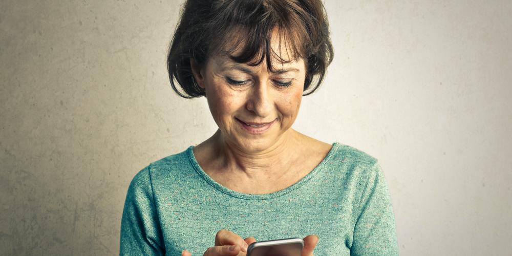 woman on phone